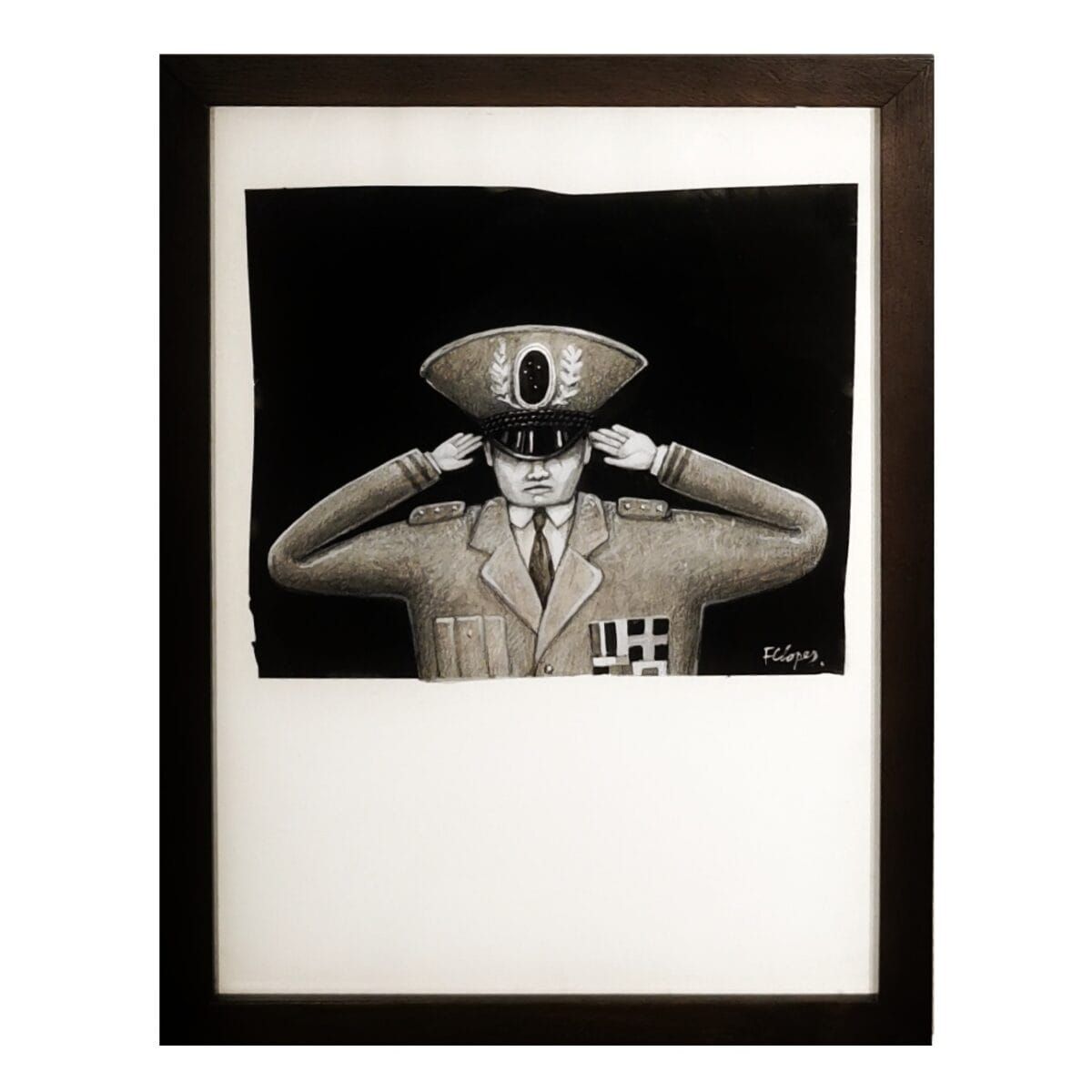 Desenho do artista Fernando Lopes