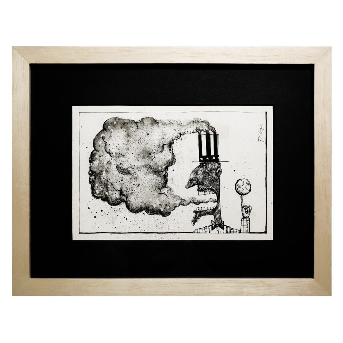 Desenho do artista Fernando Lopes