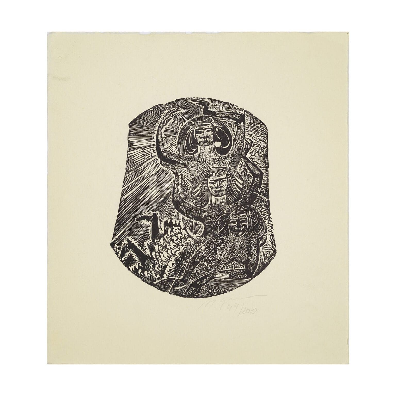 Xilogravura do artista Marcello Grassmann