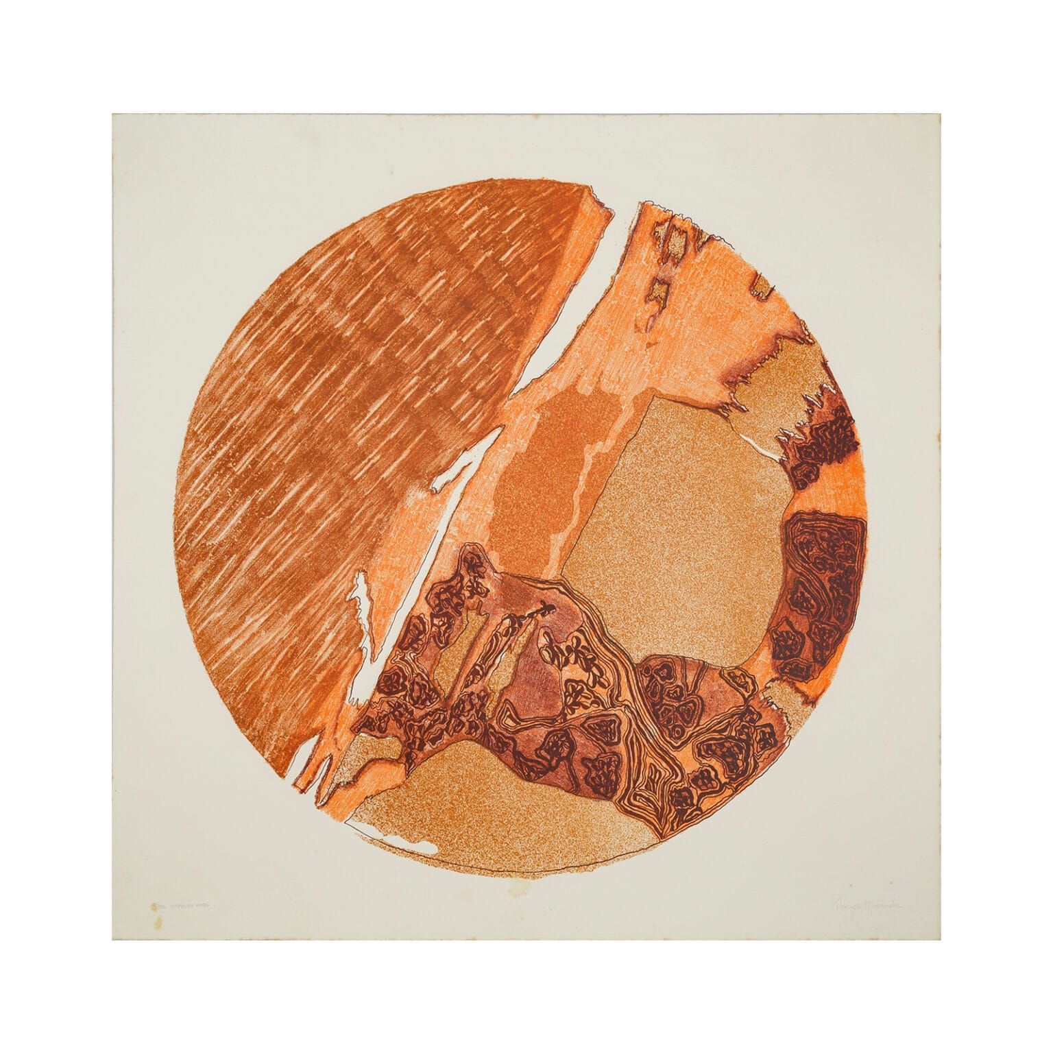 Litografia da artista Thereza Miranda