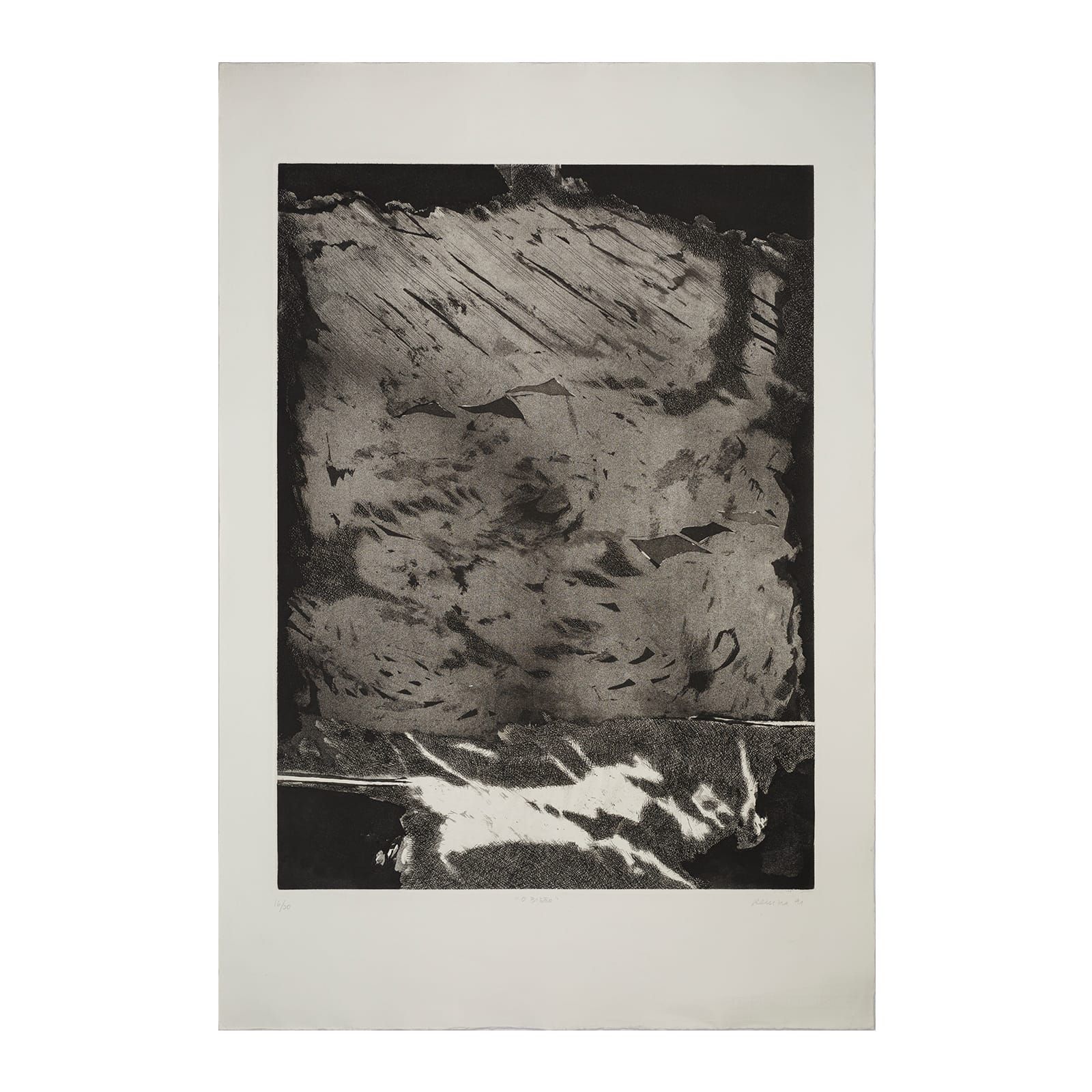 Gravura em metal da artista Renina Katz