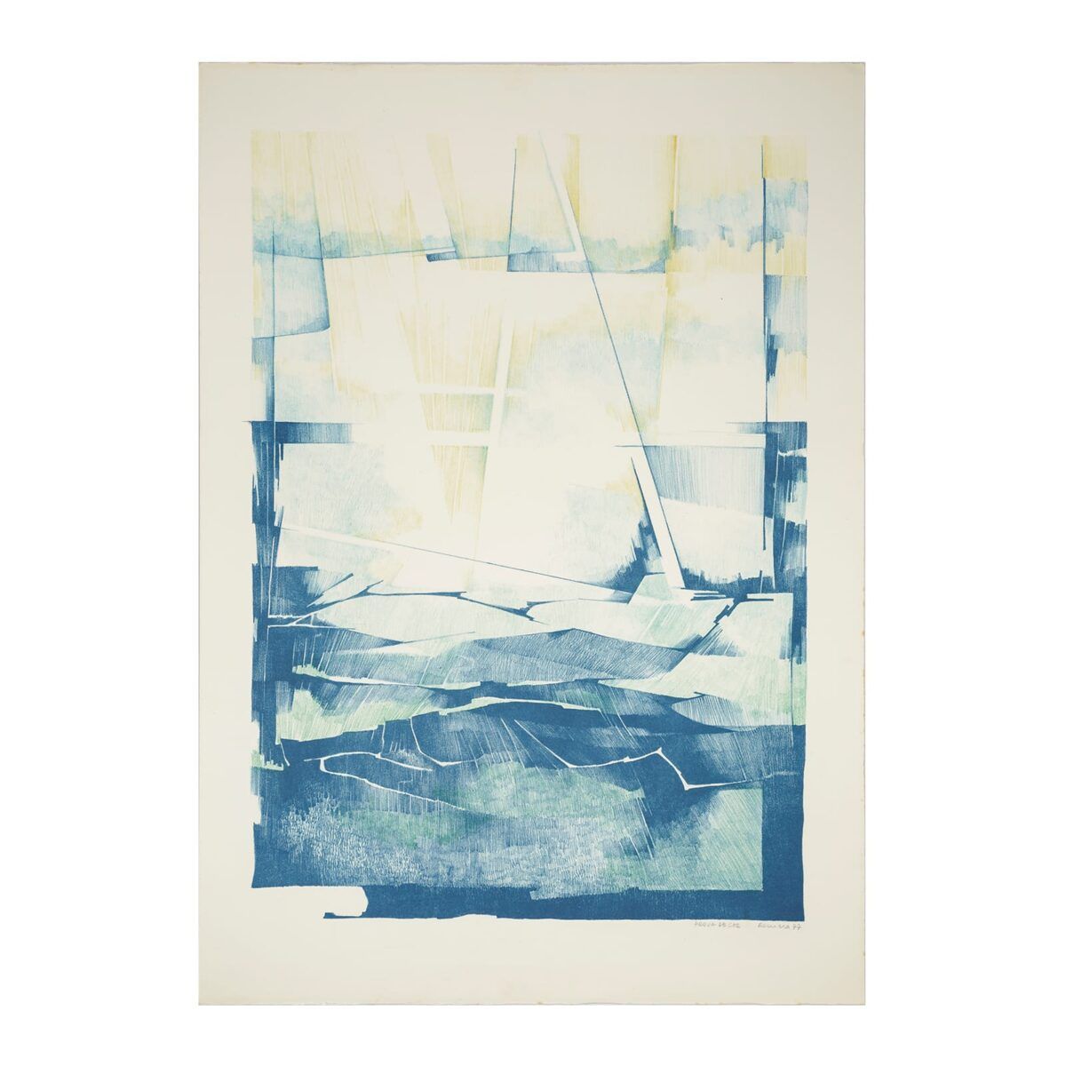 Litografia da artista Renina Katz