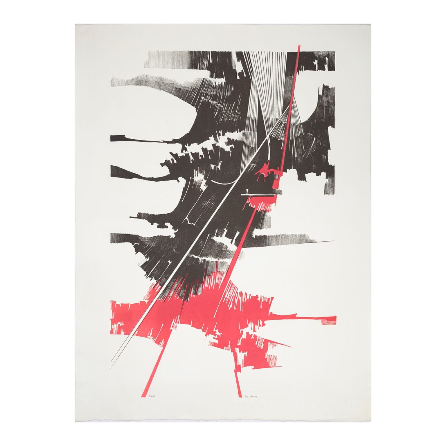 Litografia da artista Renina Katz