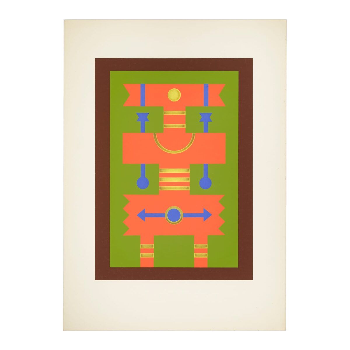 Serigrafia do artista Rubem Valentim