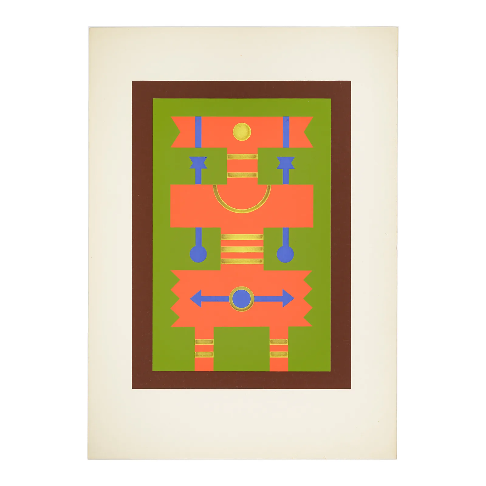 Serigrafia do artista Rubem Valentim