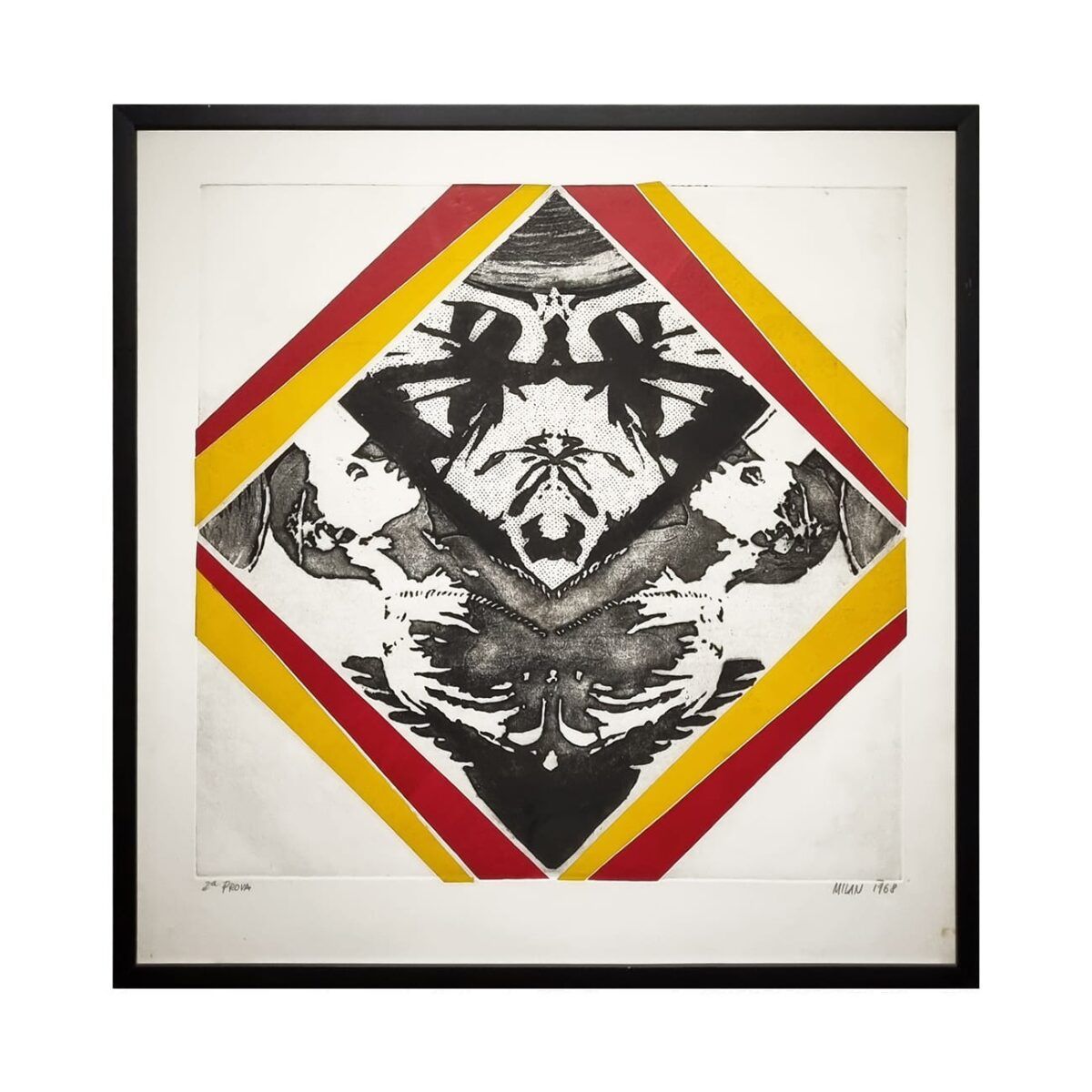 Gravura em metal Milan Dusek