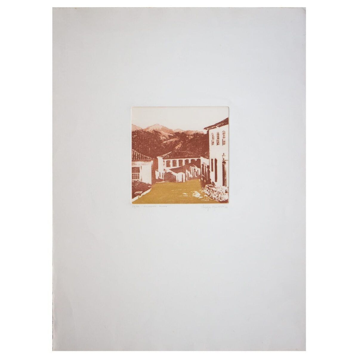 Gravura em metal Thereza Miranda