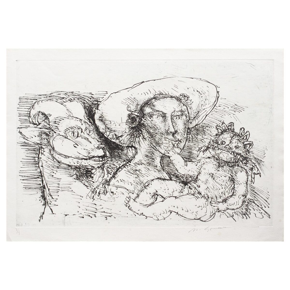 Gravura em metal Marcello Grassmann