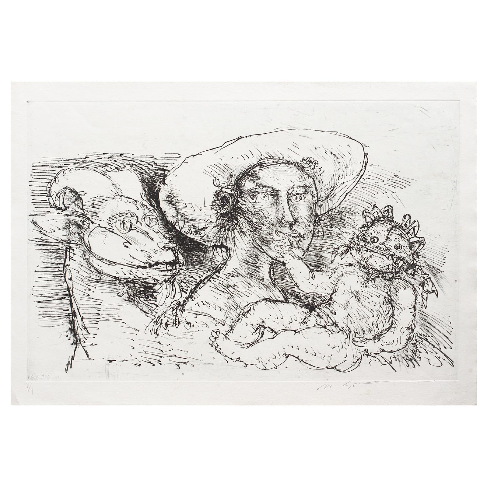 Gravura em metal Marcello Grassmann