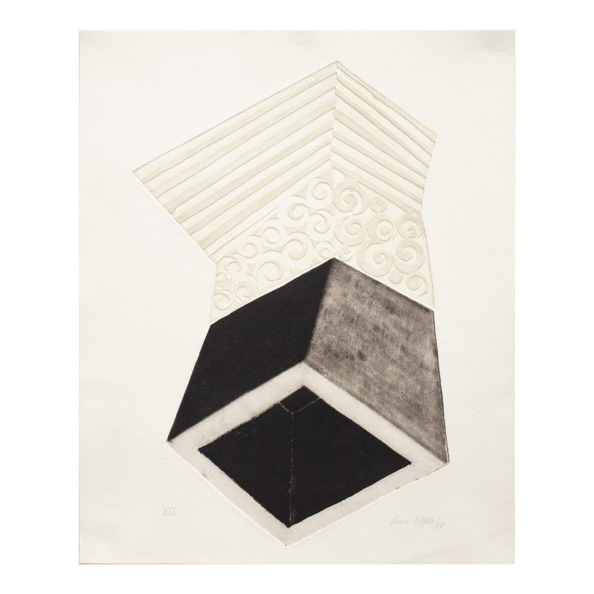 Gravura em metal Anna Letycia