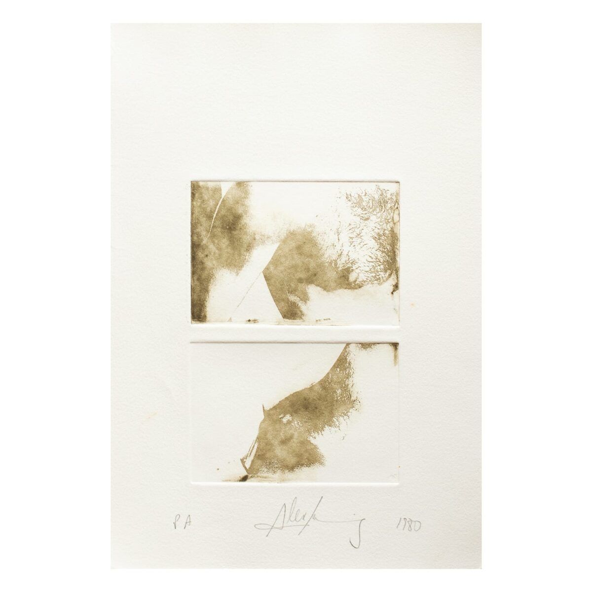 Gravura em metal Alex Flemming