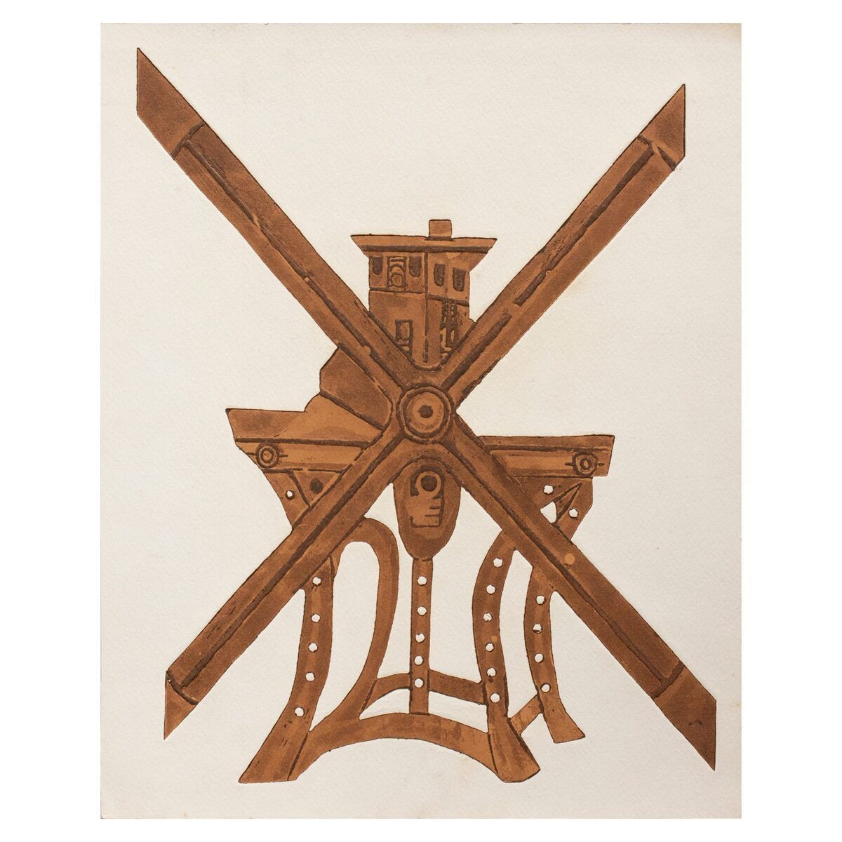 Gravura em metal Vera Bocayuva Mindlin