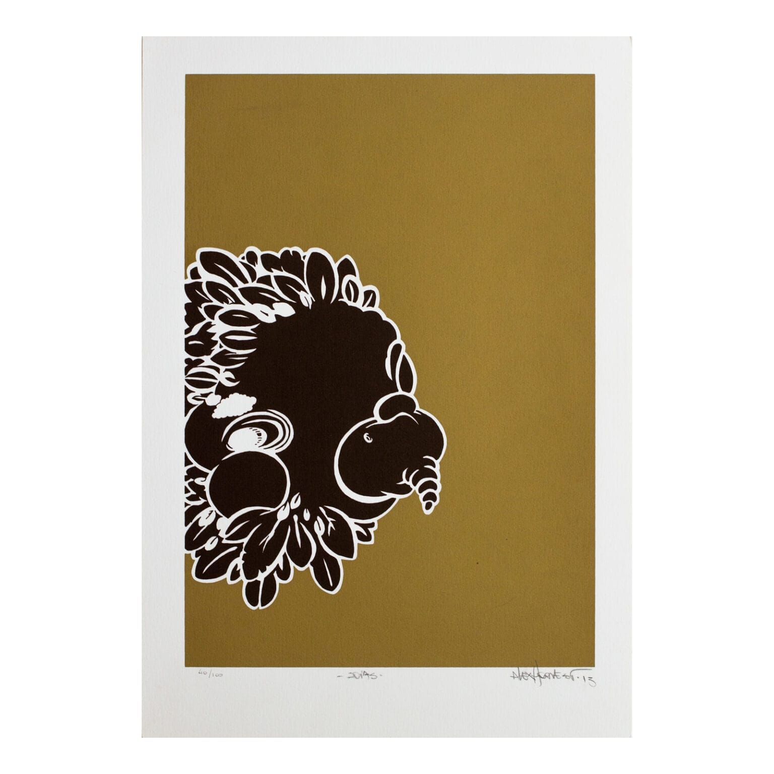 Alex Hornest_Serigrafia_Joias_40de100_2013_50x35