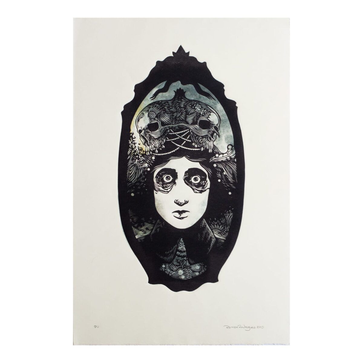 Ramon Rodrigues_Xilogravura_PU_2013_57x37,5