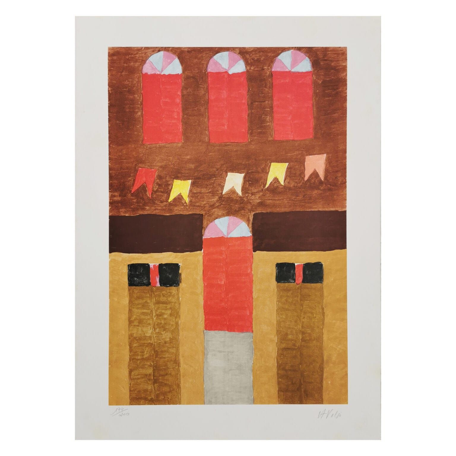 Litografia Alfredo Volpi