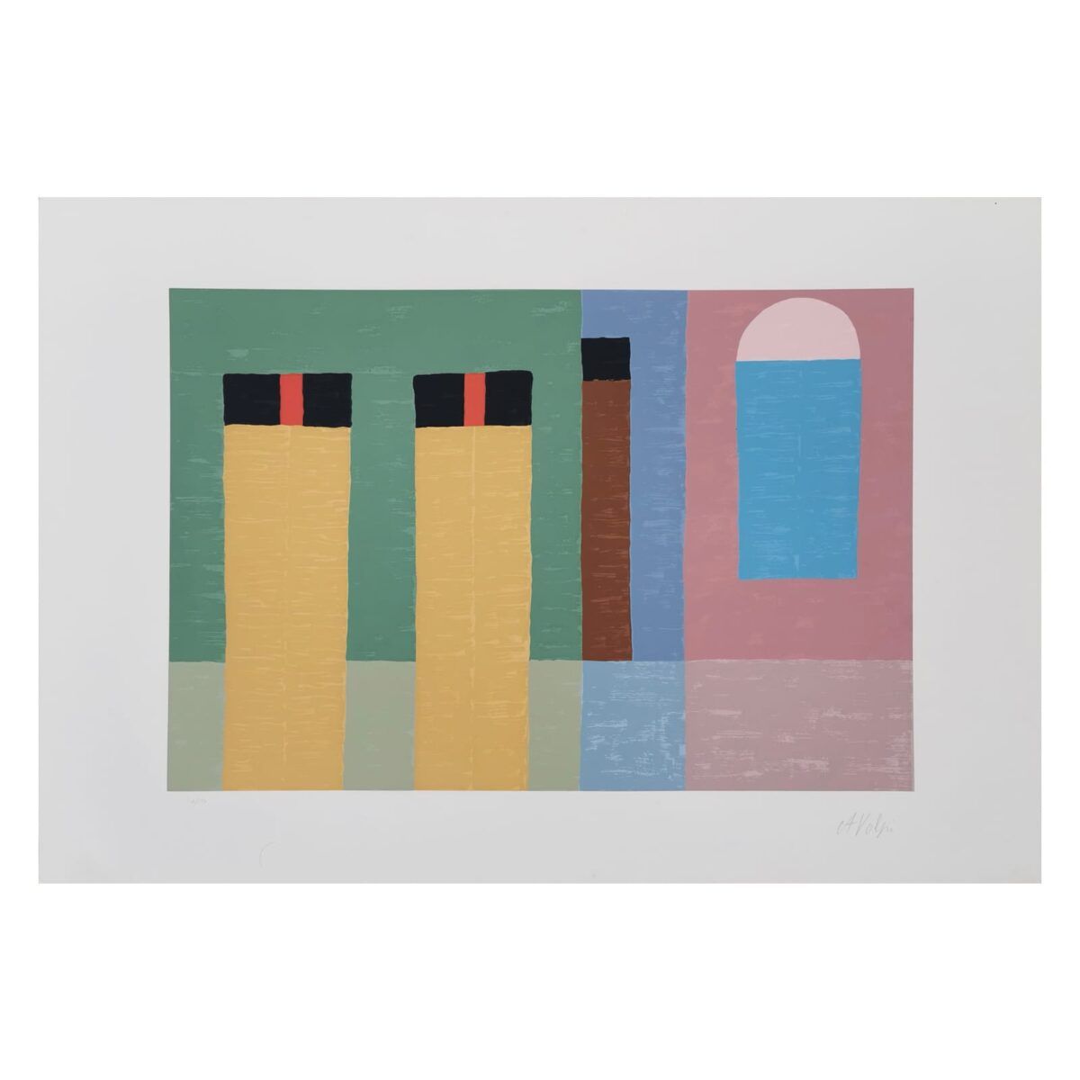 Serigrafia Alfredo Volpi