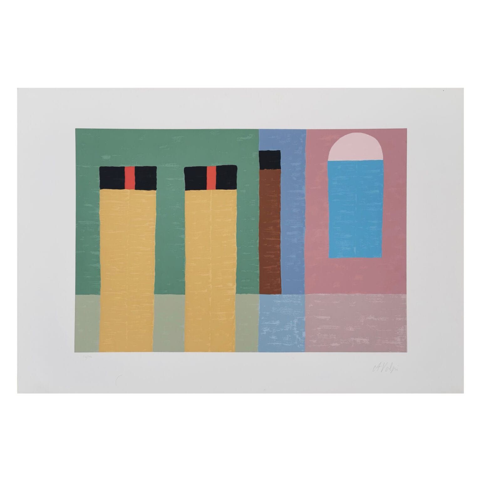 Serigrafia Alfredo Volpi
