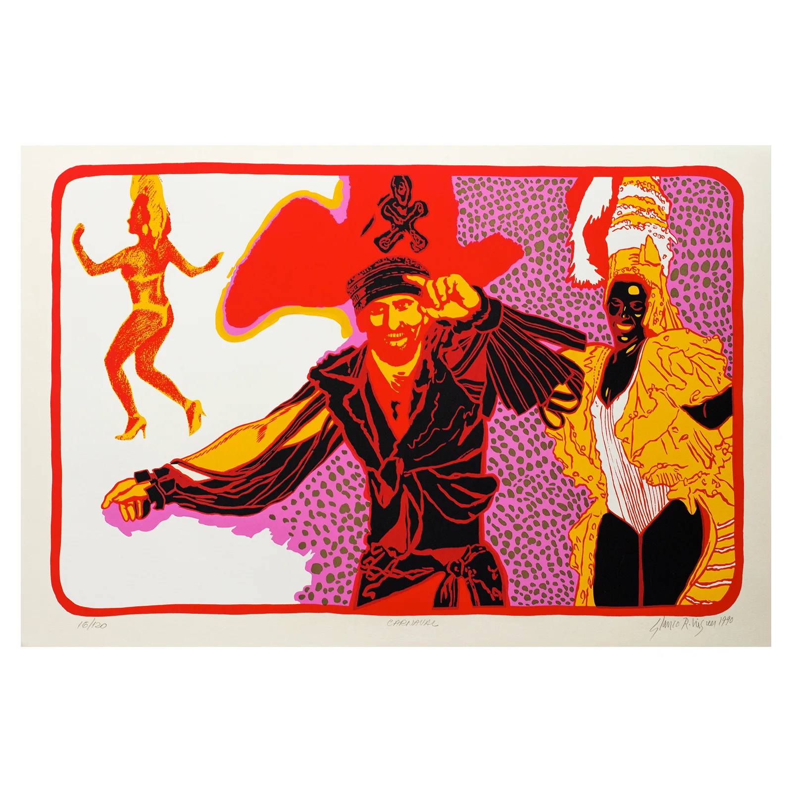 Serigrafia "Carnaval" | Glauco Rodrigues