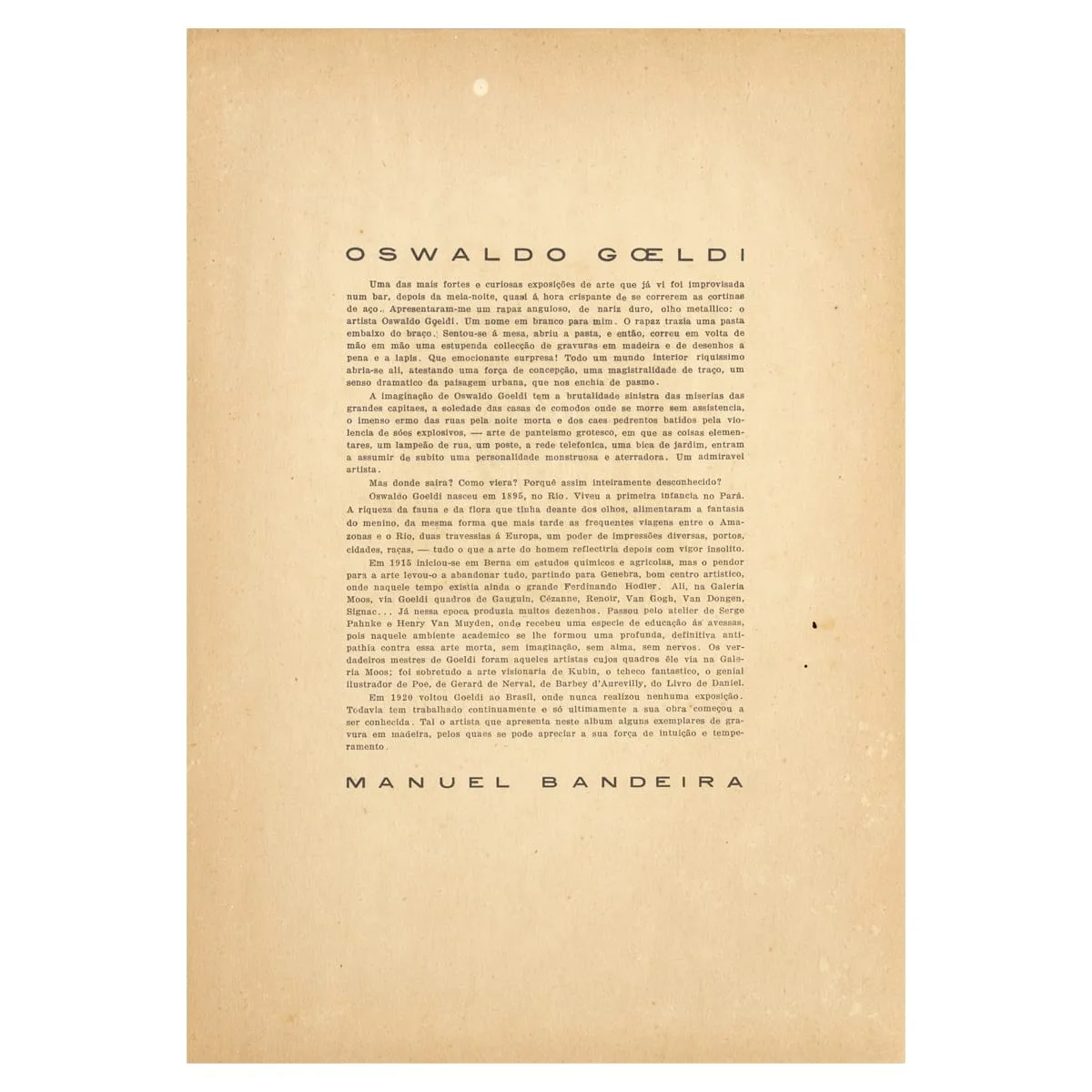 Xilogravura l Oswaldo Goeldi - Imagem 2
