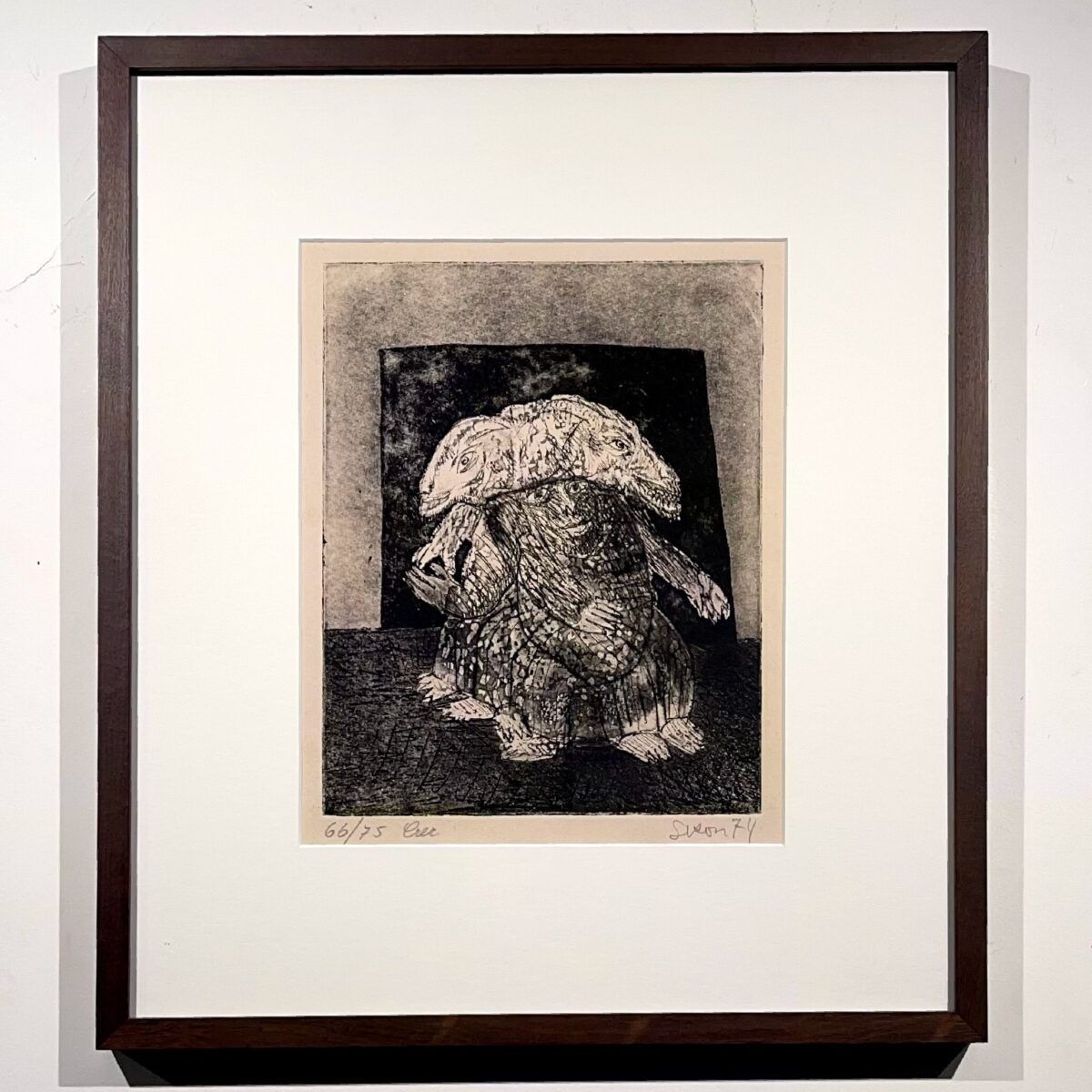 Gravura em metal "Crer" l Siron Franco