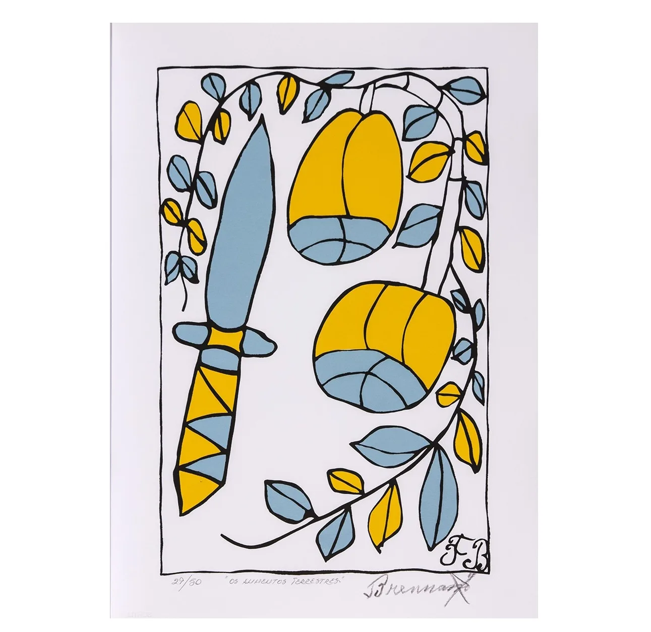 Serigrafia “Os alimentos terrestres” | Francisco Brennand