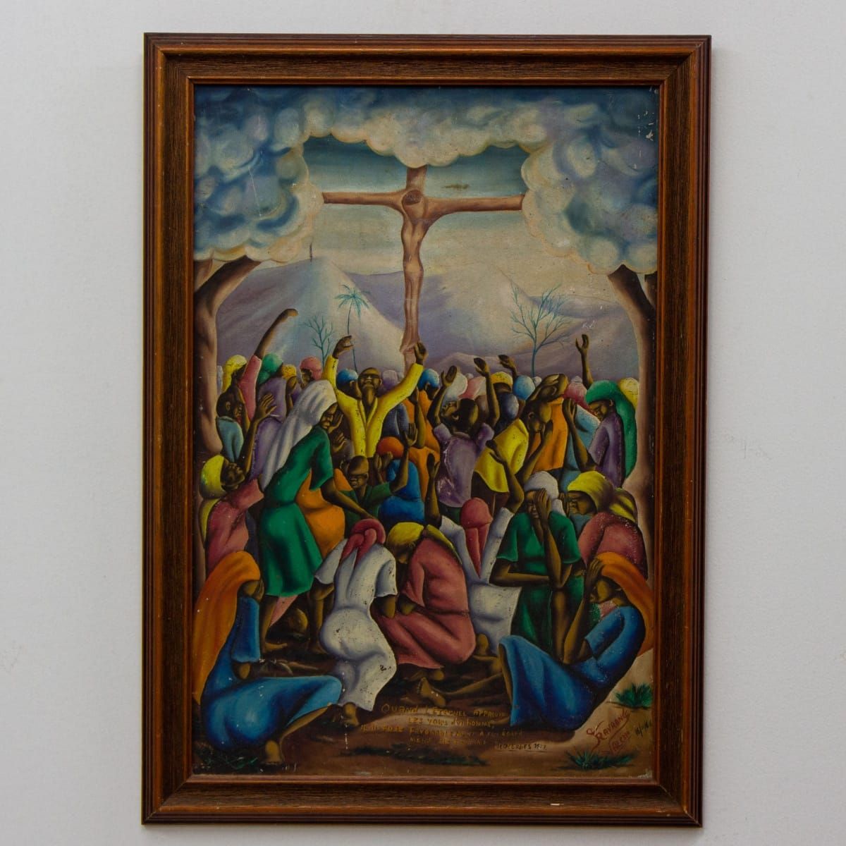 Pintura "Proverbes 16:7"| Fravrange Valcin