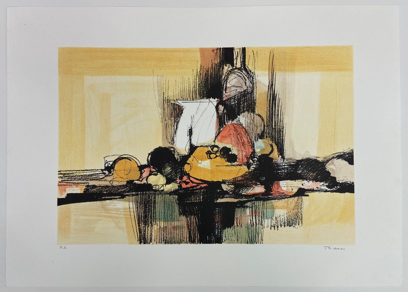 Natureza morta com frutas coloridas de Enrico Bianco