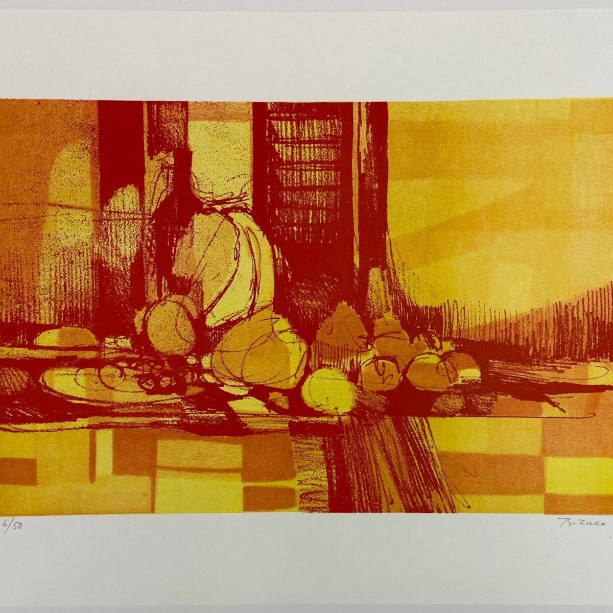 Natureza morta em tons quentes de Enrico Bianco