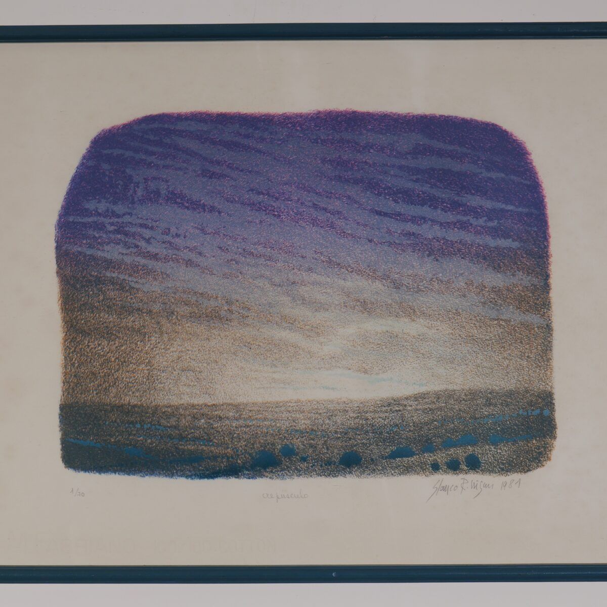 Litografia "Crepúsculo" | Glauco Rodrigues