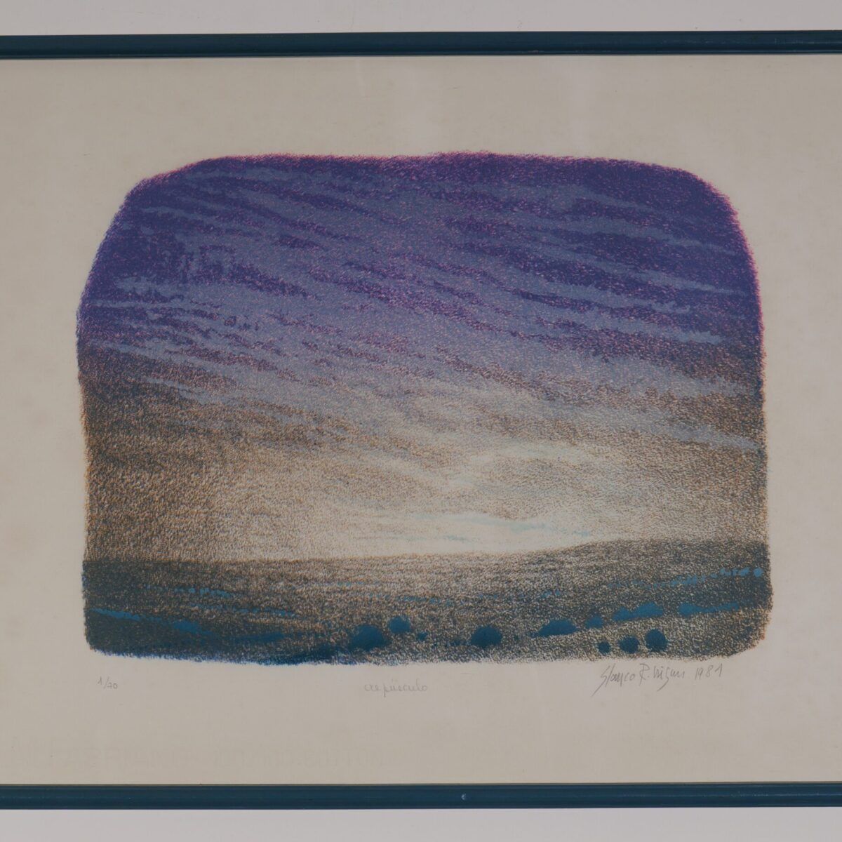 Litografia "Crepúsculo" | Glauco Rodrigues