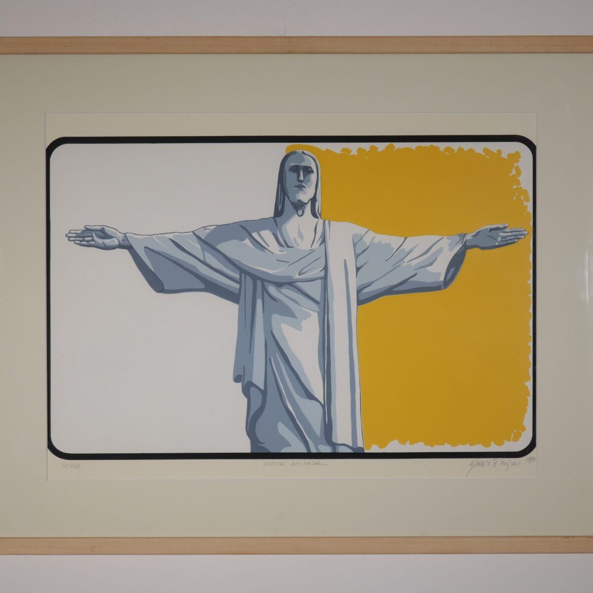 Serigrafia	"Visita do Papa" l Glauco Rodrigues