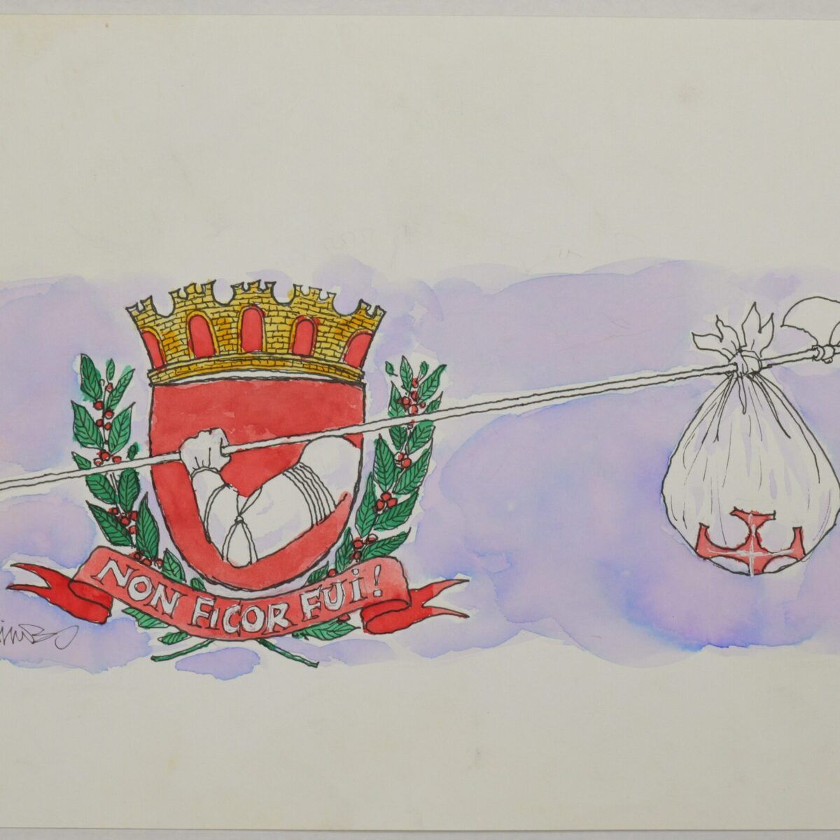 Ilustração Original "ST.12' l Roberto Negreiros