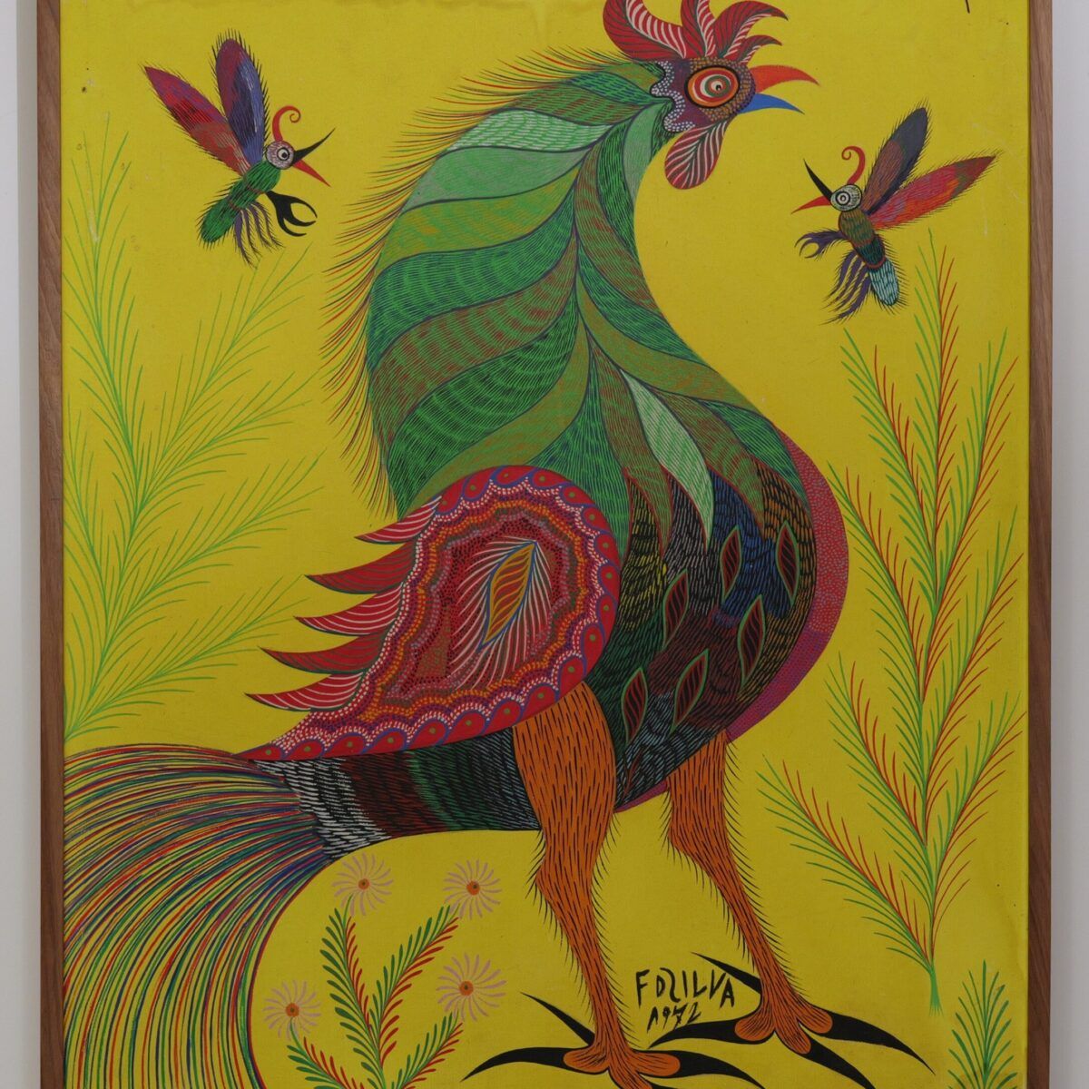 Pintura sobre tela l Escola do Pirambu (Chico da Silva)