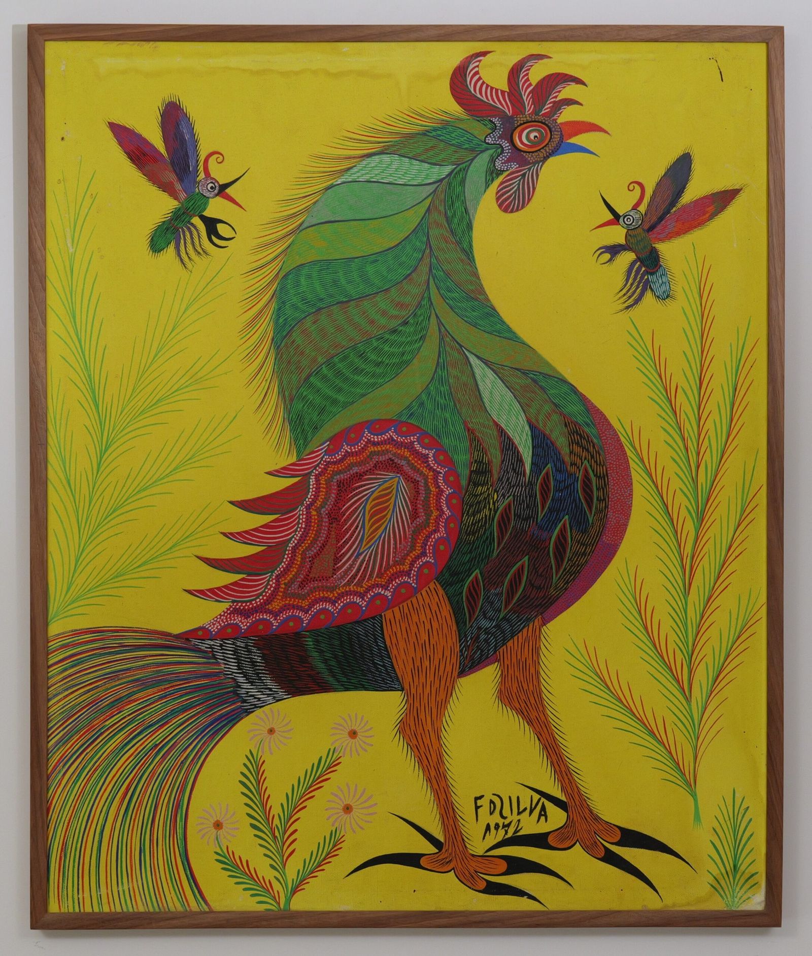 Pintura sobre tela l Escola do Pirambu (Chico da Silva)