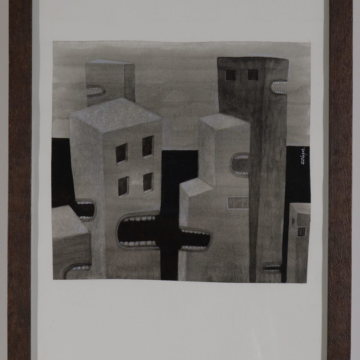 Ilustração original 'A cidade fala' | Fernando Lopes