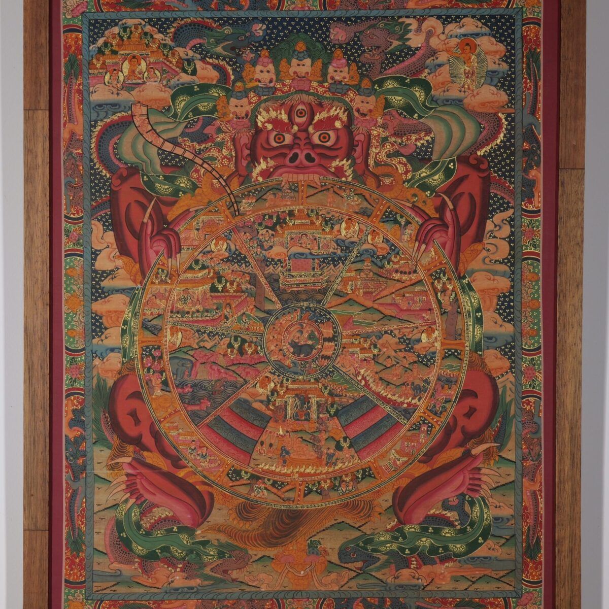 Thangka budista 'Roda da vida' | Kumar Lama