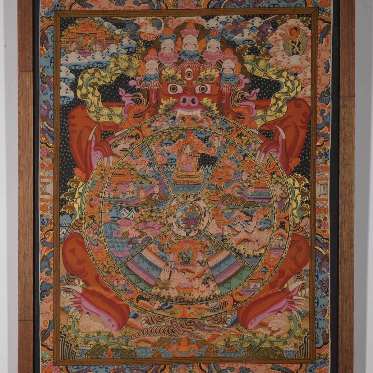 Thangka budista 'Roda da vida' | Prem Lama