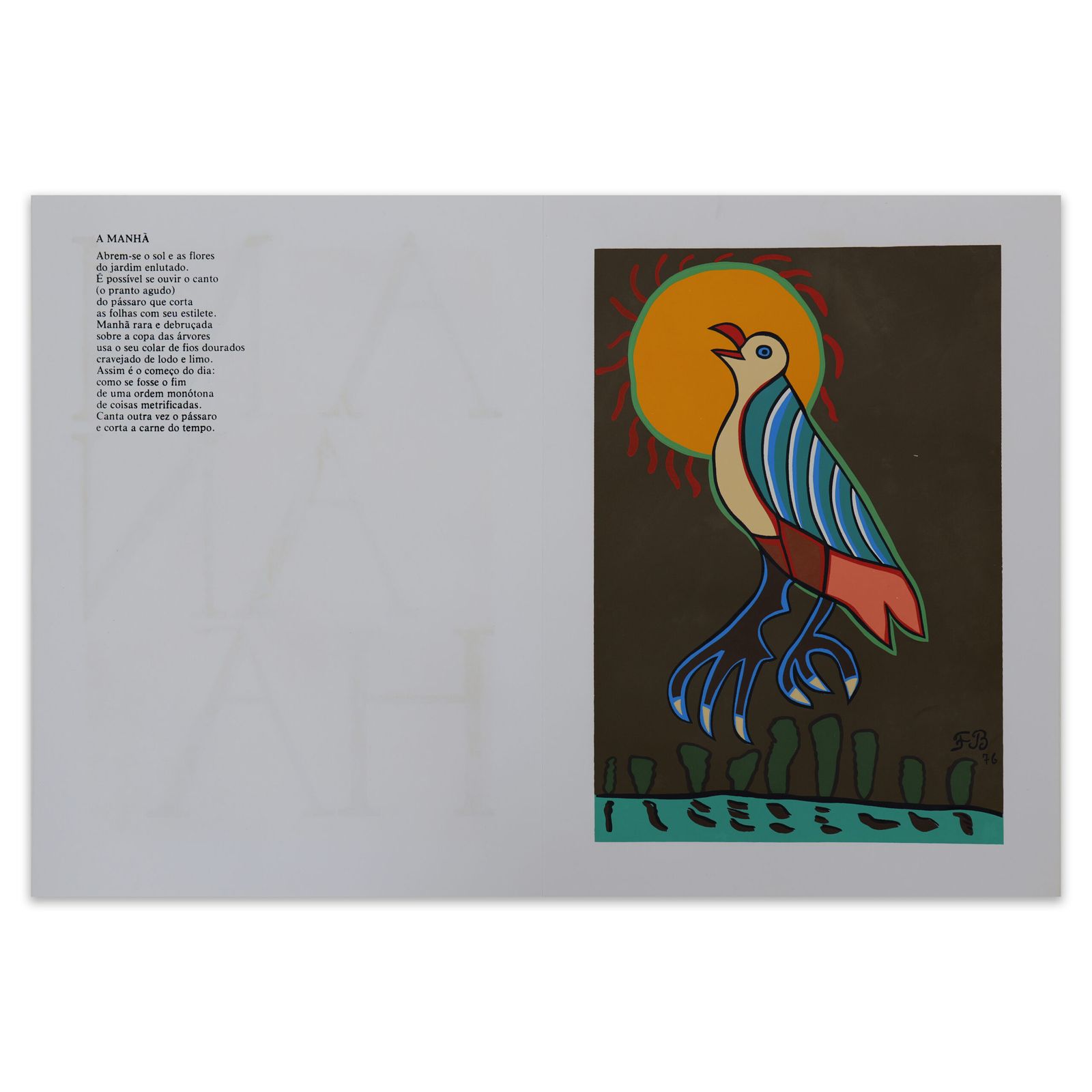 Serigrafia “A manhã” | Francisco Brennand - Imagem 2