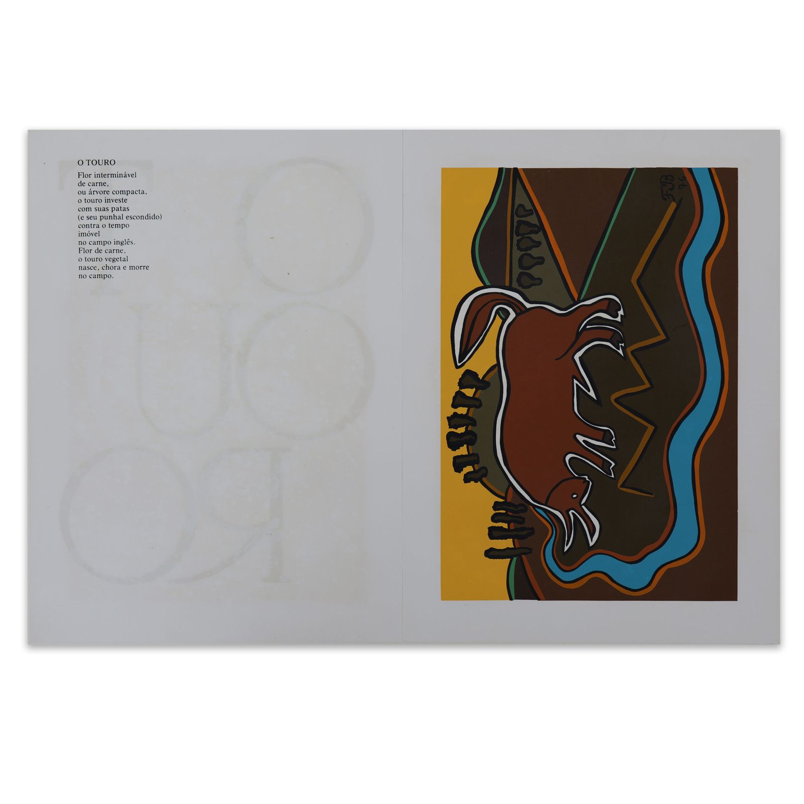 Serigrafia “O touro” | Francisco Brennand - Imagem 2