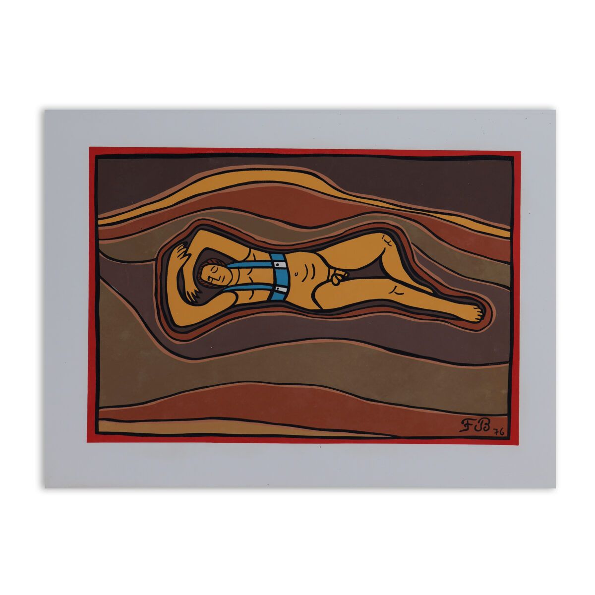 Serigrafia “O corpo descoberto” | Francisco Brennand