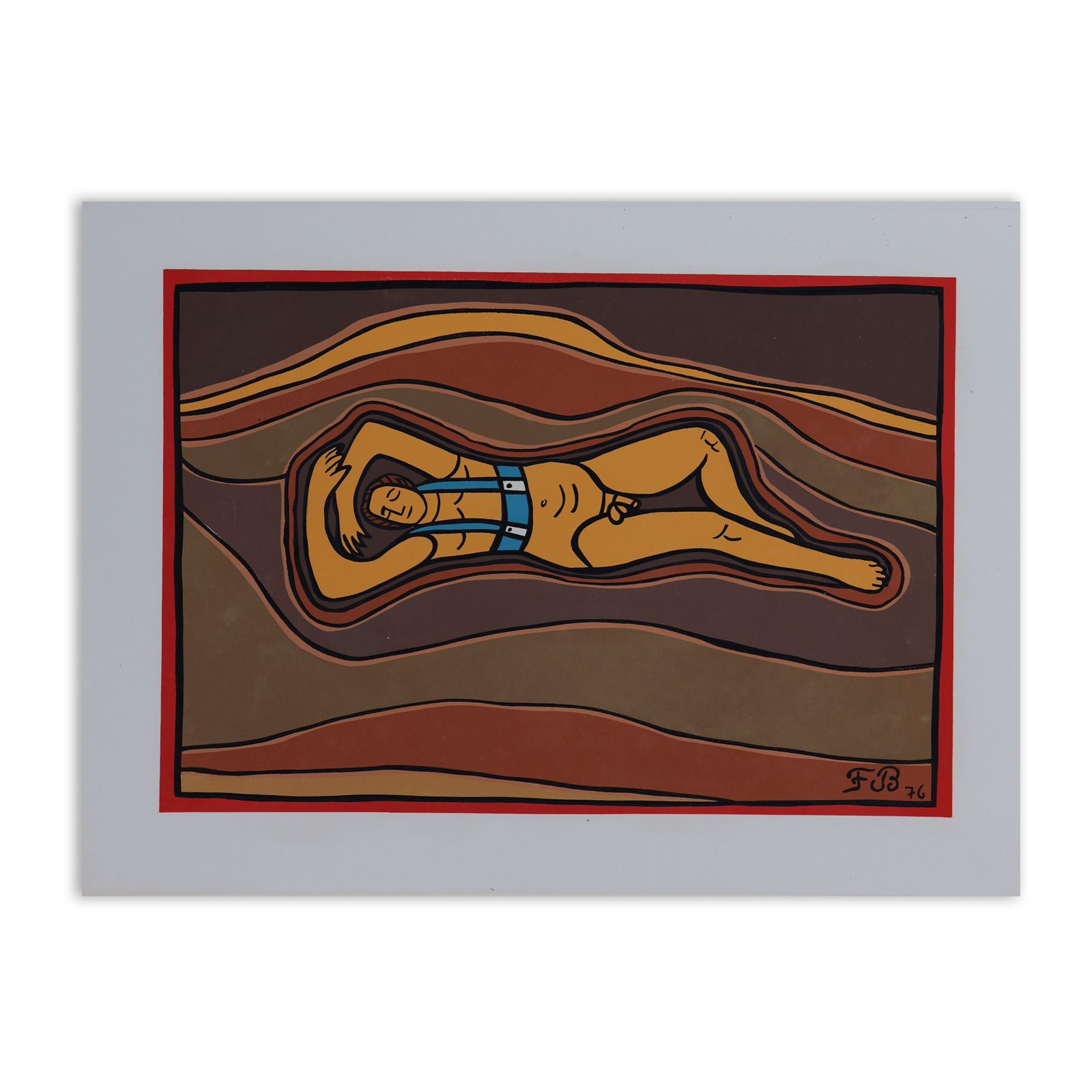 Serigrafia “O corpo descoberto” | Francisco Brennand