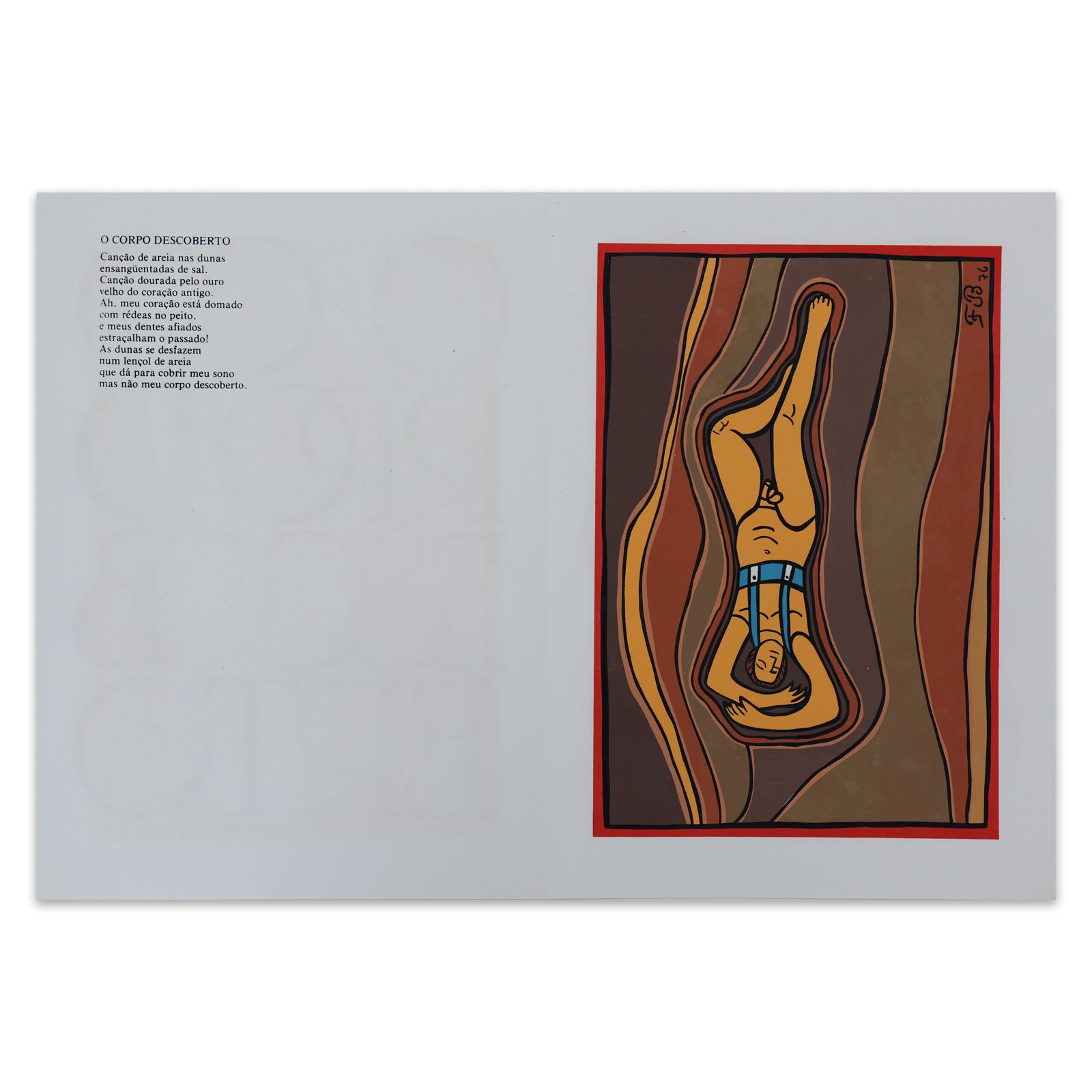 Serigrafia “O corpo descoberto” | Francisco Brennand - Imagem 2