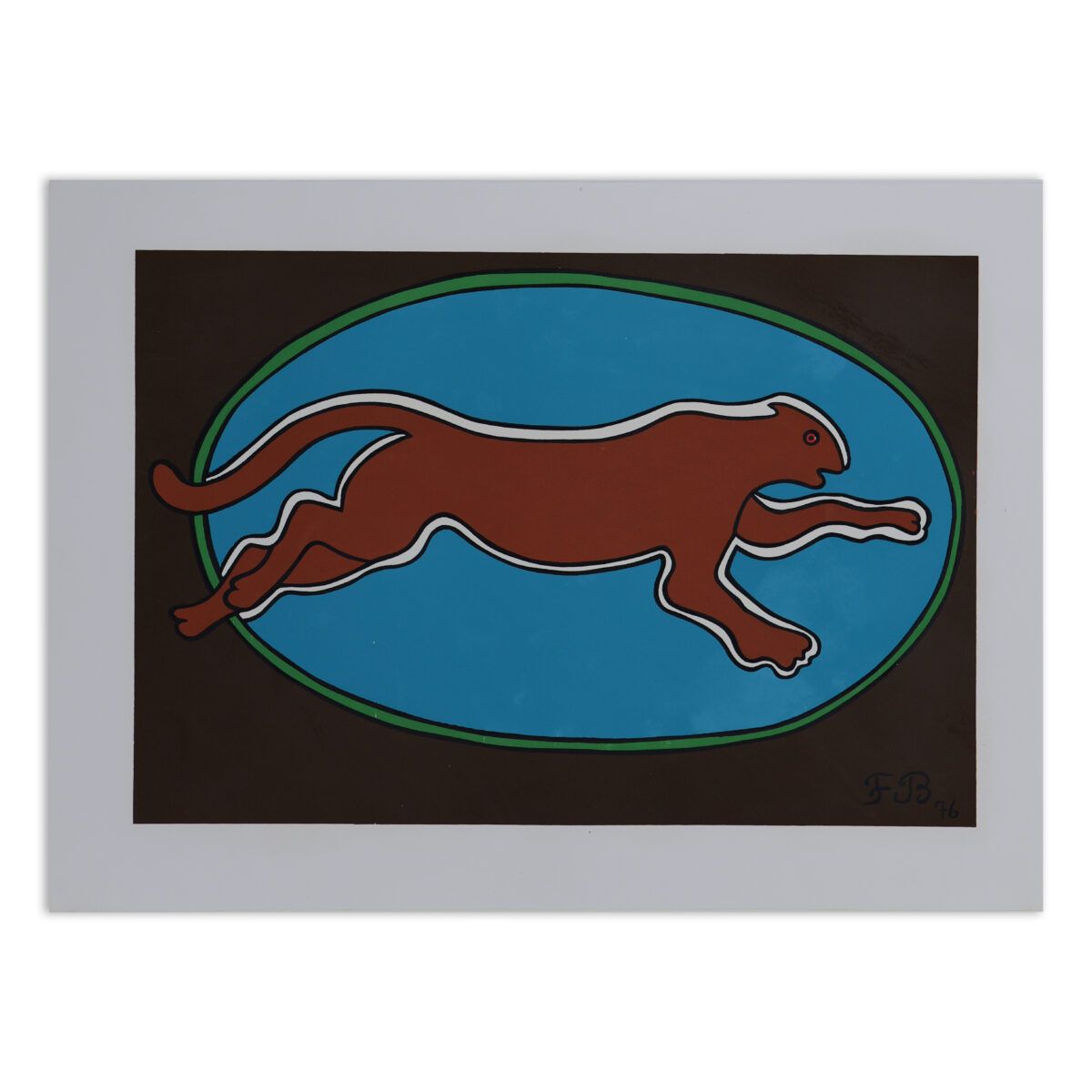 Serigrafia “O leopardo” | Francisco Brennand