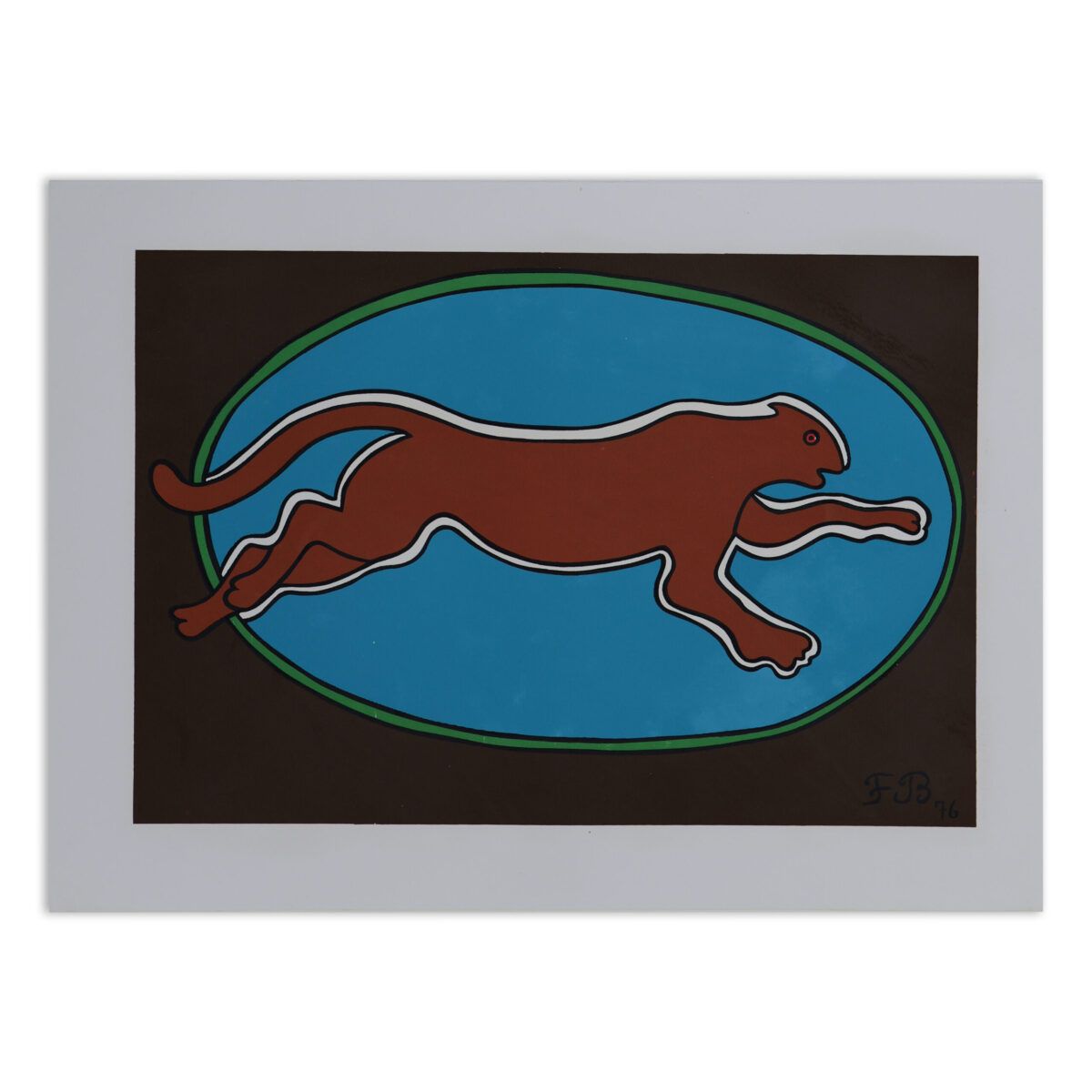 Serigrafia “O leopardo” | Francisco Brennand