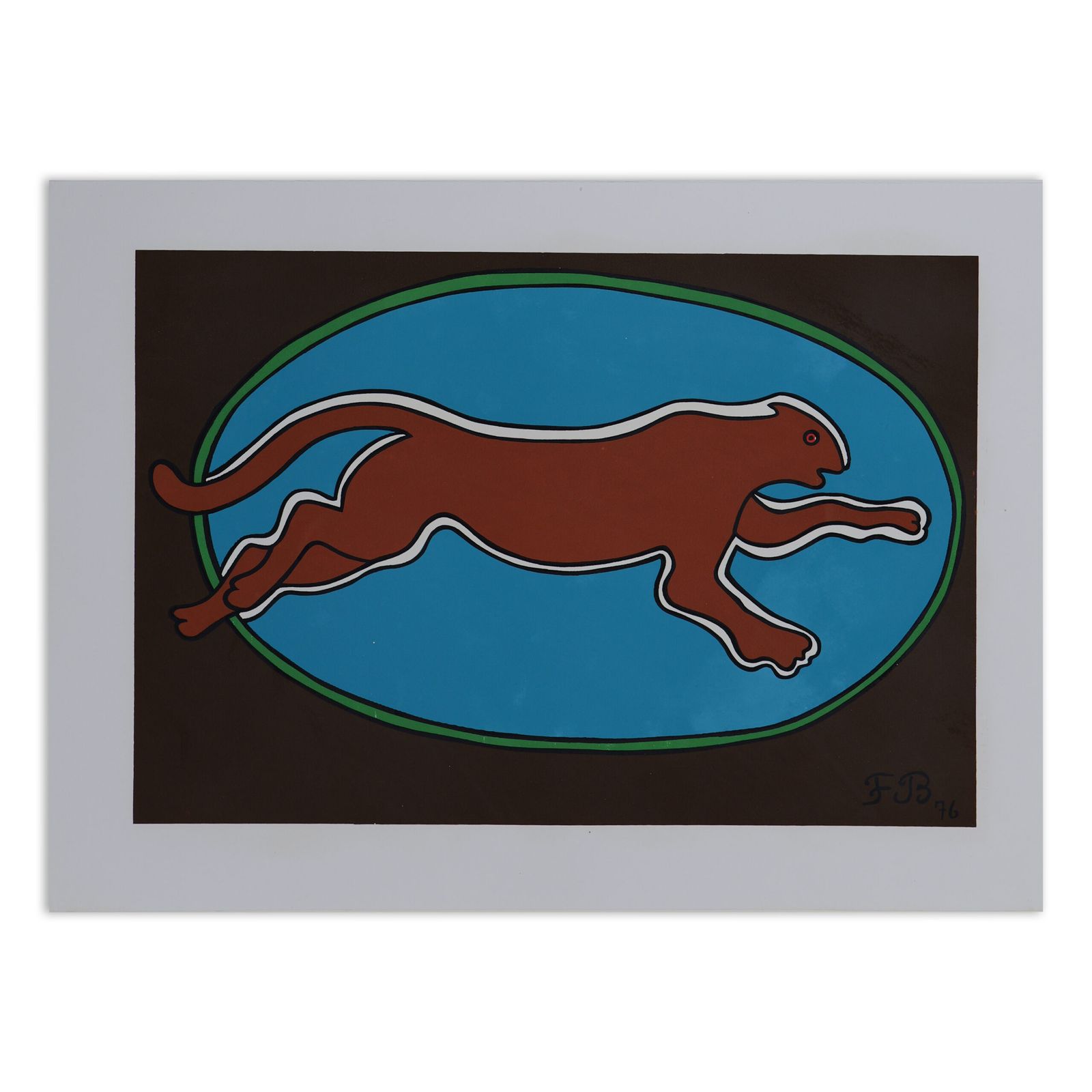 Serigrafia “O leopardo” | Francisco Brennand