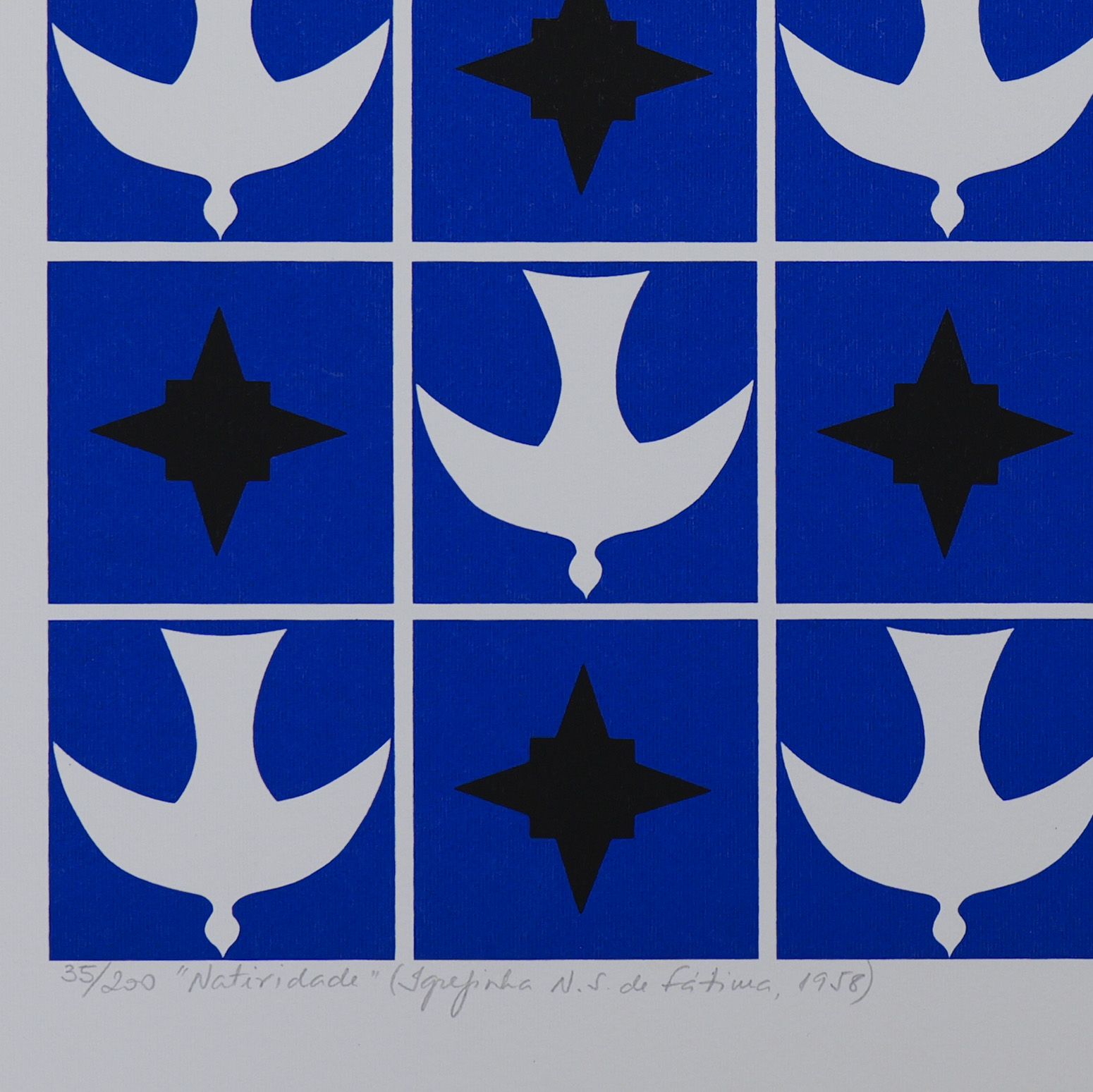 Serigrafia 'Natividade' 2004 | Athos Bulcão - Imagem 2