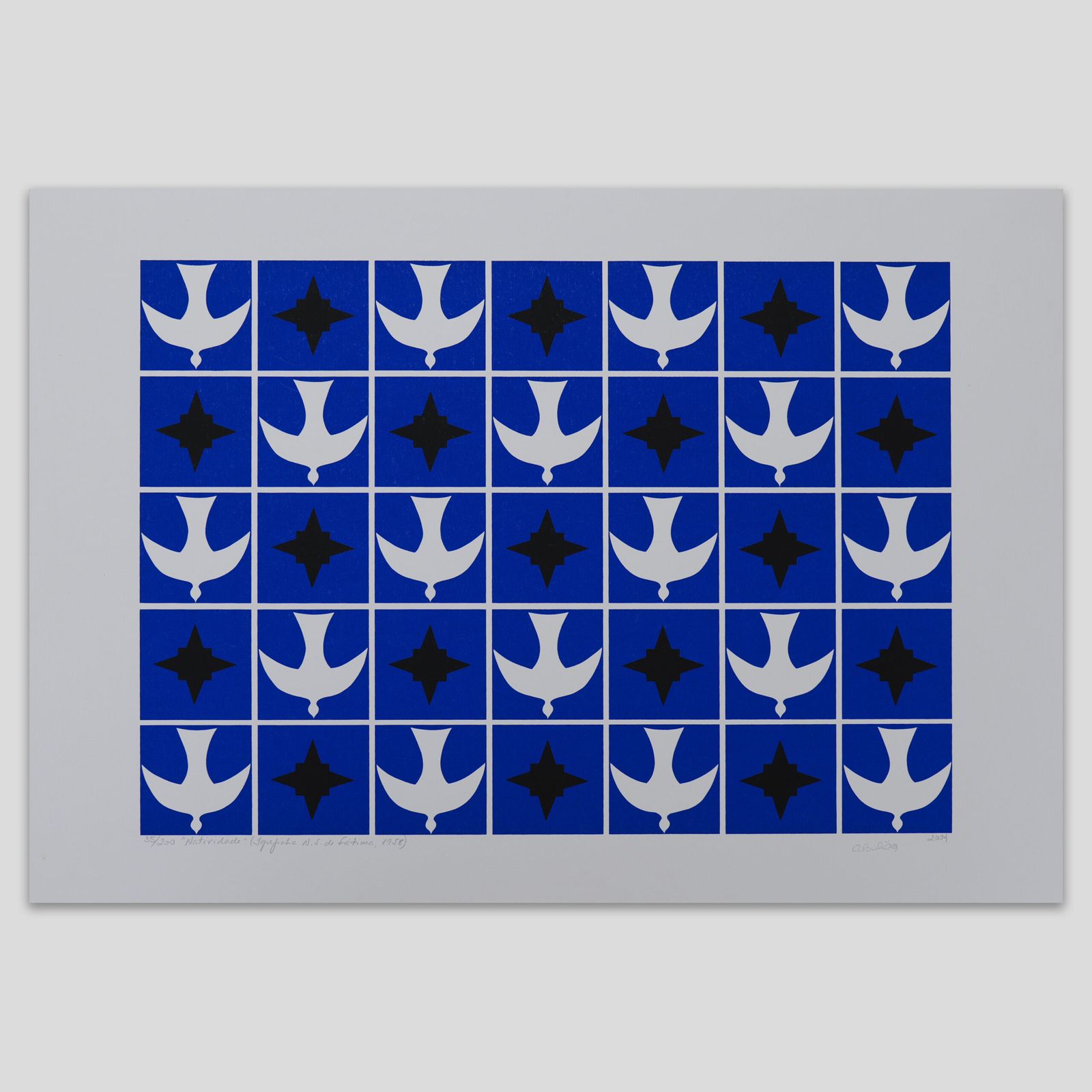 Serigrafia 'Natividade' 2004 | Athos Bulcão