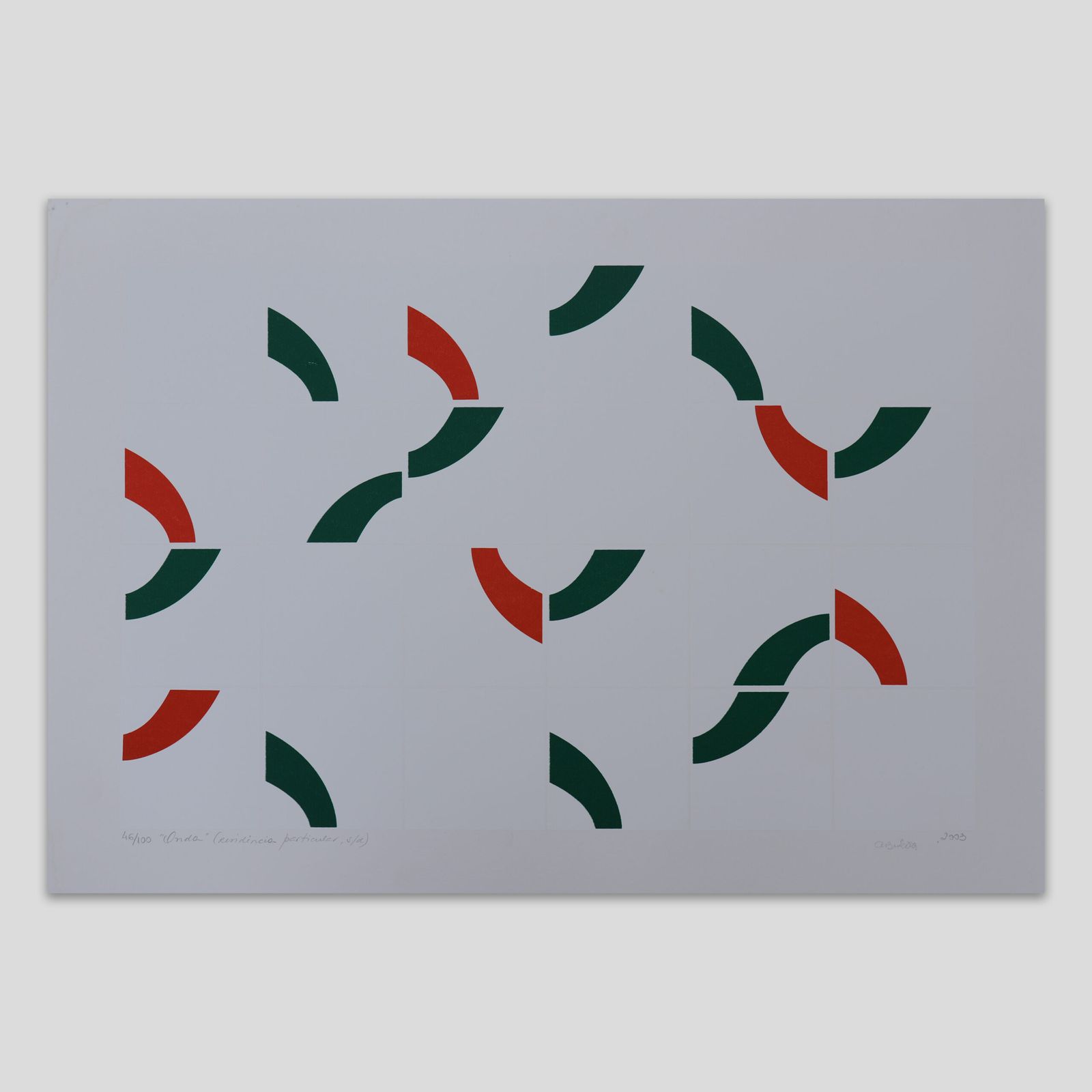 Serigrafia 'Onda" | Athos Bulcão