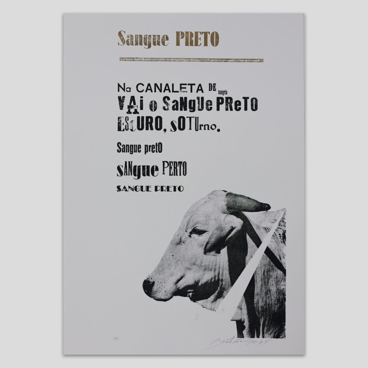 Serigrafia e tipografia manual | Augusto Cesar