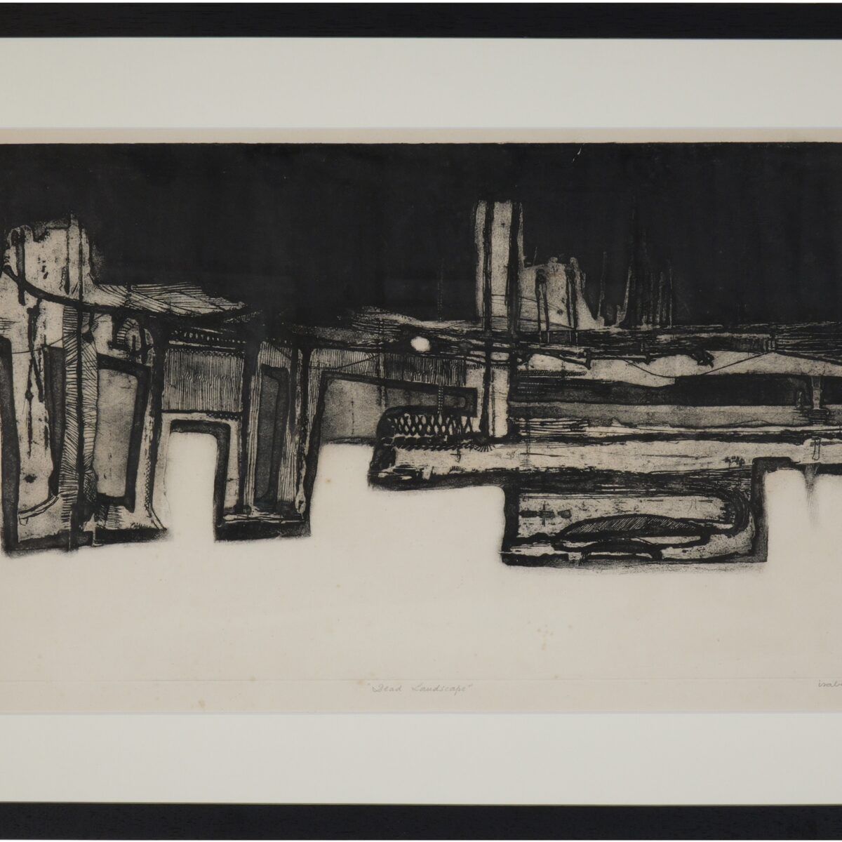Isabel Pons  |  Gravura em Metal "Dead Landscape"